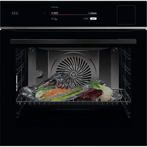 Cuptor incorporabil AEG TP9SB831AB, Electric, SteamPro, Autocuratare cu abur, 70 l, Clasa A++, Wi-Fi, negru