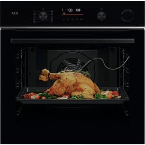 Cuptor incorporabil AEG TR6PB531SB, Electric, Gatire cu abur, Autocuratare pirolitica, 72 l, Clasa A++, Wi-Fi, negru