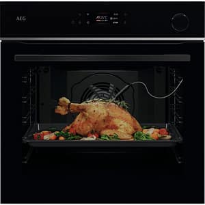 Cuptor incorporabil AEG MealAssist TR7PB63ZSB, Electric, Gatire cu abur, Autocuratare pirolitica, 72 l, Clasa A+, Wi-Fi, negru