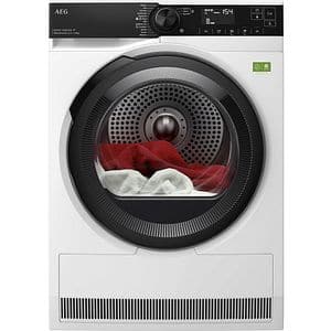 Uscator de rufe AEG TR838NBCE, Pompa de caldura, 8 kg, 12 programe, Clasa A, alb