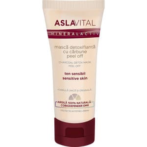 Masca de fata ASLAVITAL Mineralactiv Carbune, 100ml