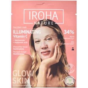 Masca de fata IROHA Illuminating Vitamina C, Acid Hialuronic, 1 x 20ml