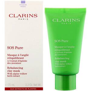 Masca de fata CLARINS Sos Pure Rebalancing Clay, 75ml