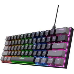 Tastatura Gaming Mecanica TRUST GXT 867 Acira, USB, Layout US, negru