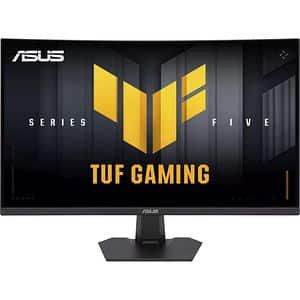 Monitor Gaming curbat LED Fast VA ASUS TUF VG27VQM5F, 27", Full HD, 280Hz, FreeSync Premium, boxe, negru