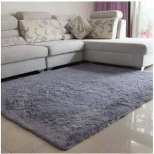 Covor living / dormitor Deco, 100 x 300 cm, acril, antracit
