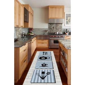 Covor bucatarie Collection Cooking Time, 80 x 200 cm, poliester, multicolor
