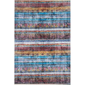 Covor living / dormitor Heybe 1, 120 x 180 cm, bumbac, multicolor