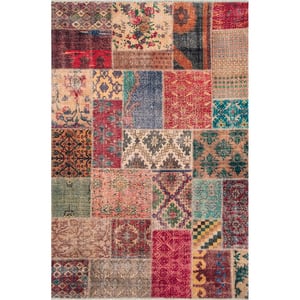 Covor living / dormitor Heybe 2, 80 x 150 cm, bumbac, multicolor