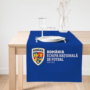 Napron ECHIPA NATIONALA DE FOTBAL A ROMANIEI, 140 x 45 cm, albastru