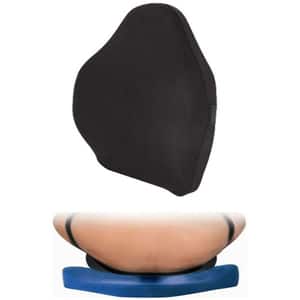 Perna ortopedica cu suport lombar MILA HOME NAY7, 42 x 54 cm, negru