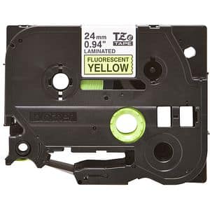 Banda etichete BROTHER TZe-C51, 24 mm, 5 m, negru pe galben