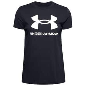 Tricou femei UNDER ARMOUR UA W Sportstyle Logo SS, marimea S, negru