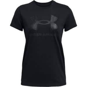 Tricou femei UNDER ARMOUR UA W Sportstyle Logo SS, marimea M, negru