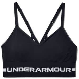 Bustiera femei UNDER ARMOUR Seamless Low Long Bra, marimea S, negru