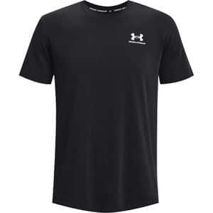 Tricou barbati UNDER ARMOUR Logo EMG Heavyweight SS, marimea M, negru