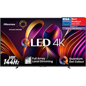 Televizor QLED Smart HISENSE 100E7NQ Pro, Ultra HD 4K, HDR, 254cm