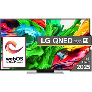 Televizor QNED Evo MiniLED Smart LG 55QNED86A3A, Ultra HD 4K, HDR, 139cm