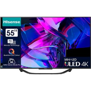 Televizor MiniLED ULED Smart HISENSE 55U7KQ, Ultra HD 4K, HDR, 139cm
