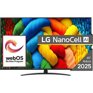 Televizor NanoCell Smart LG 65NANO81A3A, Ultra HD 4K, HDR, 164cm