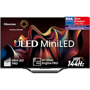 Televizor MiniLED ULED Smart HISENSE 65U7NQ, Ultra HD 4K, HDR, 164cm