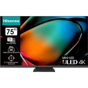 Televizor MiniLED ULED Smart HISENSE 75U8KQ, Ultra HD 4K, HDR, 189cm