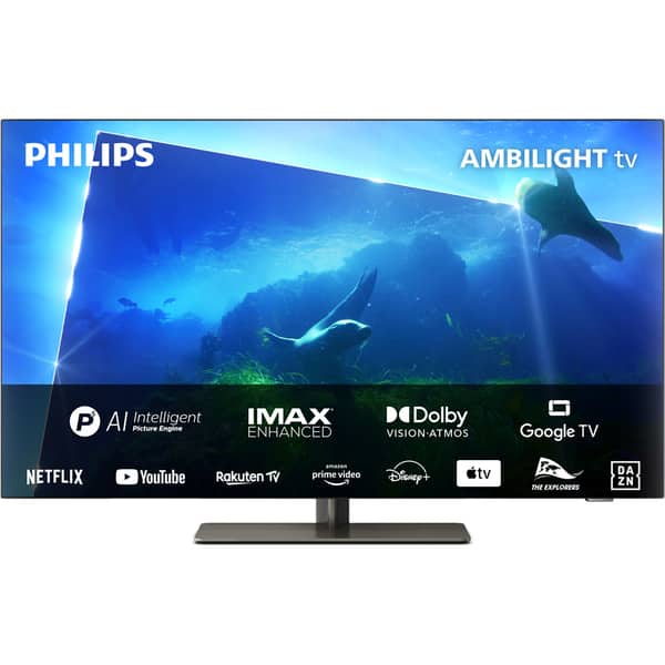 Televizor OLED Smart PHILIPS 55OLED818, Ultra HD 4K, HDR10+, 139cm