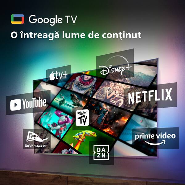 Televizor LED Smart PHILIPS 65PUS8518, Ultra HD 4K, HDR10+, 164cm