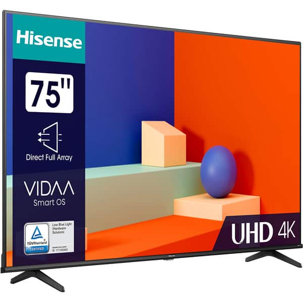 Televizor LED Smart HISENSE 75A6K, Ultra HD 4K, HDR, 189cm