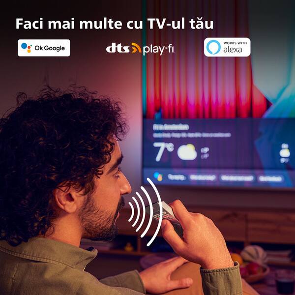 Televizor LED Smart PHILIPS 75PUS8818, Ultra HD 4K, HDR10+, 189cm