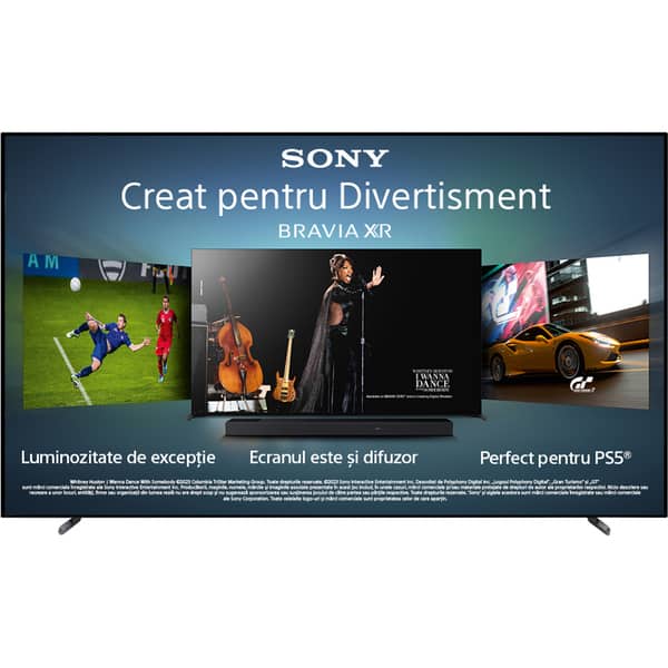 Televizor OLED Smart SONY BRAVIA XR 65A80L, Ultra HD 4K, HDR, 164cm