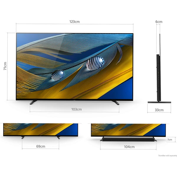 Televizor OLED Smart SONY BRAVIA 55A83J, Ultra HD 4K, HDR, 139cm