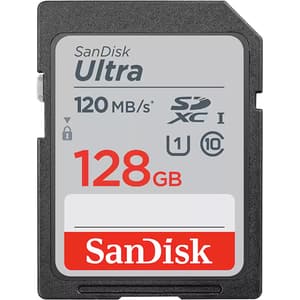 Card de memorie SANDISK Ultra, SDXC, 128GB, 120MB/s, clasa 10/U1, UHS-I