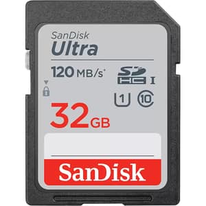 Card de memorie SANDISK Ultra, SDHC, 32GB, 120MB/s, clasa 10/U1, UHS-I