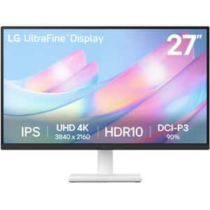 Monitor LED IPS LG UltraFine 27US500-W, 27", 4K UHD, 60Hz, HDR10, alb