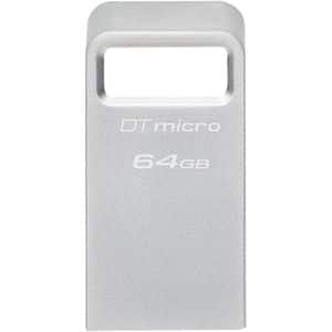 Memorie USB KINGSTON DataTraveler Micro DTMC3G2, 64GB, USB 3.2, argintiu