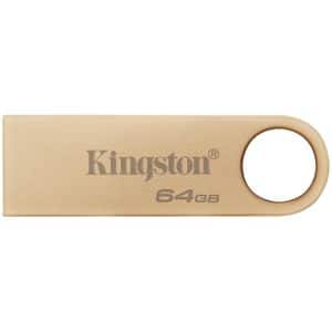 Memorie USB KINGSTON DataTraveler SE9 G3, 64GB, USB 3.2, auriu