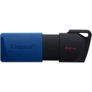 Memorie USB KINGSTON DataTraveler Exodia M DTXM/64GB, 64GB, USB 3.2, albastru