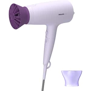 Uscator de par PHILIPS Seria 3000 BHD341/10, 2100W, 2 viteze, 3 trepte temperatura, ThermoProtect, mov