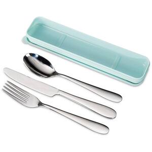 Set tacamuri XAVAX 181599, 3 piese, otel, argintiu