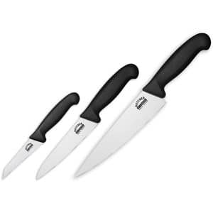 Set cutite SAMURA Butcher SBU-0220, 3 piese, otel, negru