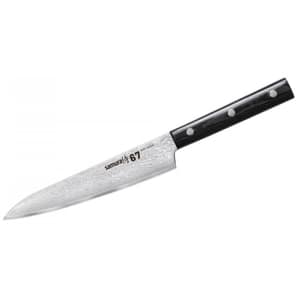 Cutit utilitar SAMURA Damascus SD67-0023M, 15cm, otel, negru