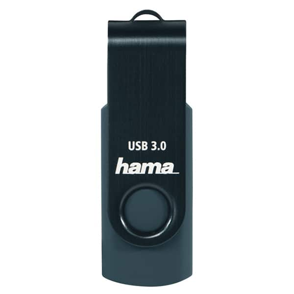 Memorie USB HAMA Rotate 182465, 128GB, USB 3.0, albastru