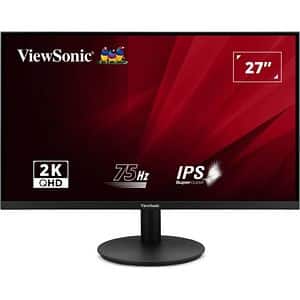 Monitor LED IPS ViewSonic VA2708-2K-HD-2, 27", QHD, 75Hz, HDR10, negru