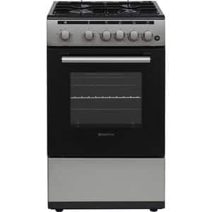 Aragaz VORTEX VAG5050SS01V, 4 arzatoare, Gaz, L 50 cm, Grill, argintiu