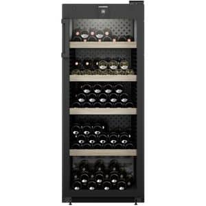Racitor de vinuri LIEBHERR WPbl 4601 GrandCru, 166 sticle, H 148 cm, Clasa F, negru