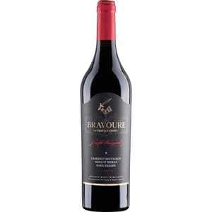 Vin rosu sec Bravoure Cabernet Merlot Shiraz Rara Neagra, 0.75L