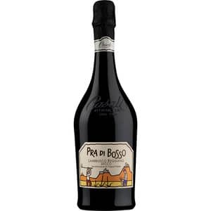 Vin spumant rosu  sec Cantina Casali Lambrusco Pra Di Bosso Reggiano Secco, 0.75L
