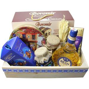 Cos cadou LUXURY BASKETS Traditii Romanesti 8TR1