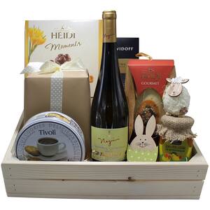 Cos cadou LUXURY BASKETS Yellow Easter 8YE